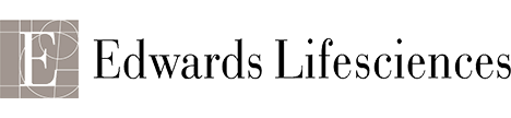 Edwards Lifesciences logo featuring a stylized "E" in a square on the left and the company name "Edwards Lifesciences" in black text on the right, reflecting their commitment to FDA Penetration Testing and device Vulnerability Discovery.